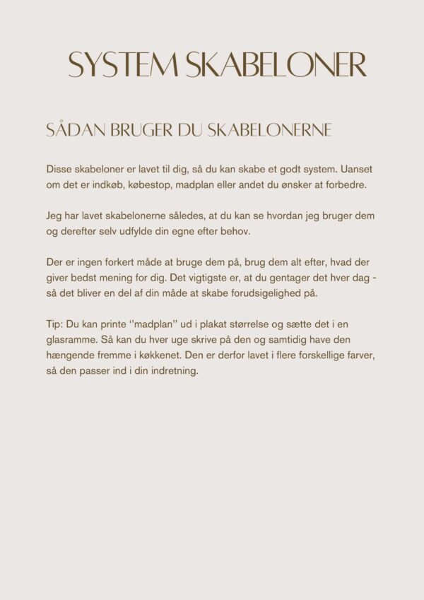 Skemaer til struktur